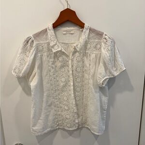 Doen heirloom blouse size S small